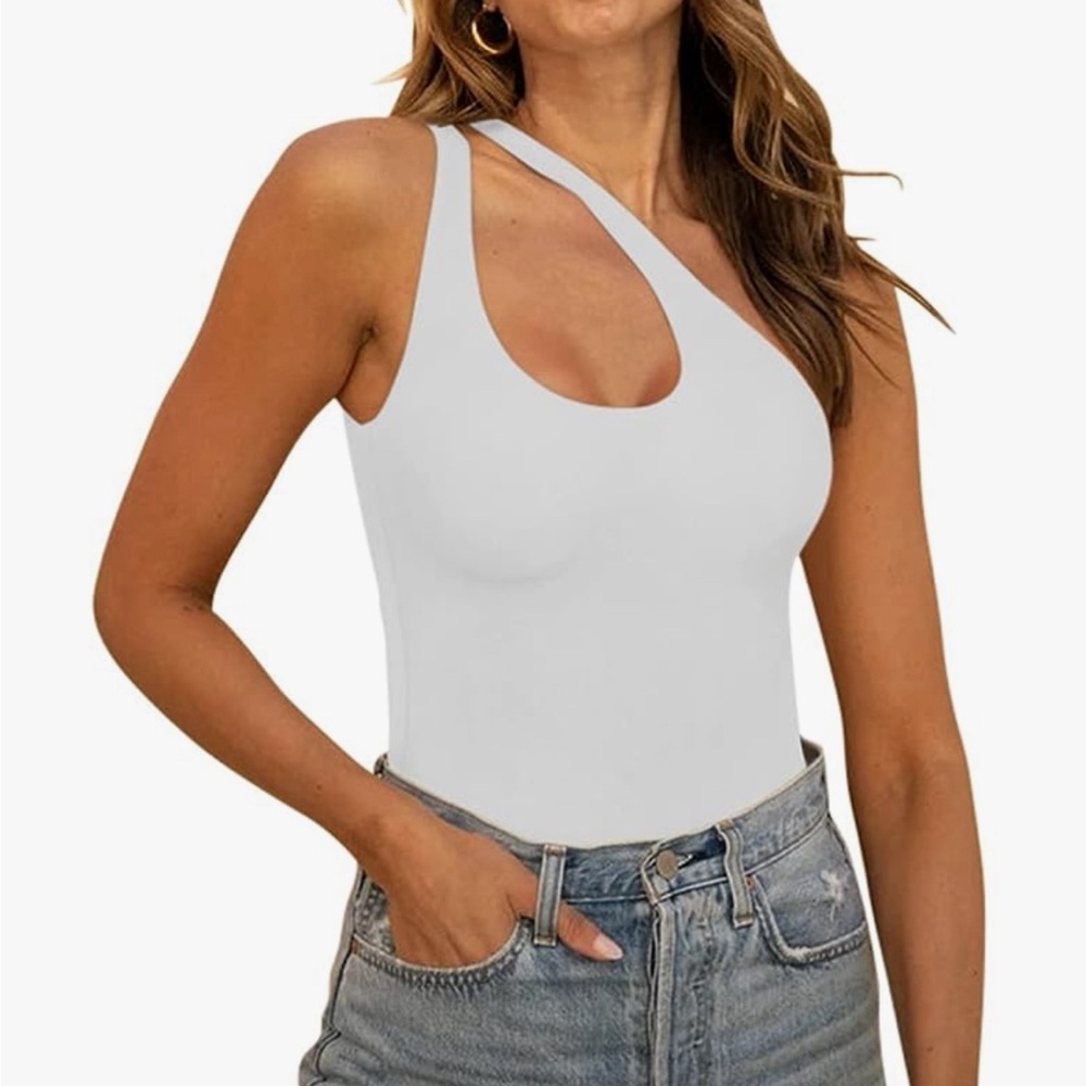 Sexy one shoulder, cut out bodysuits